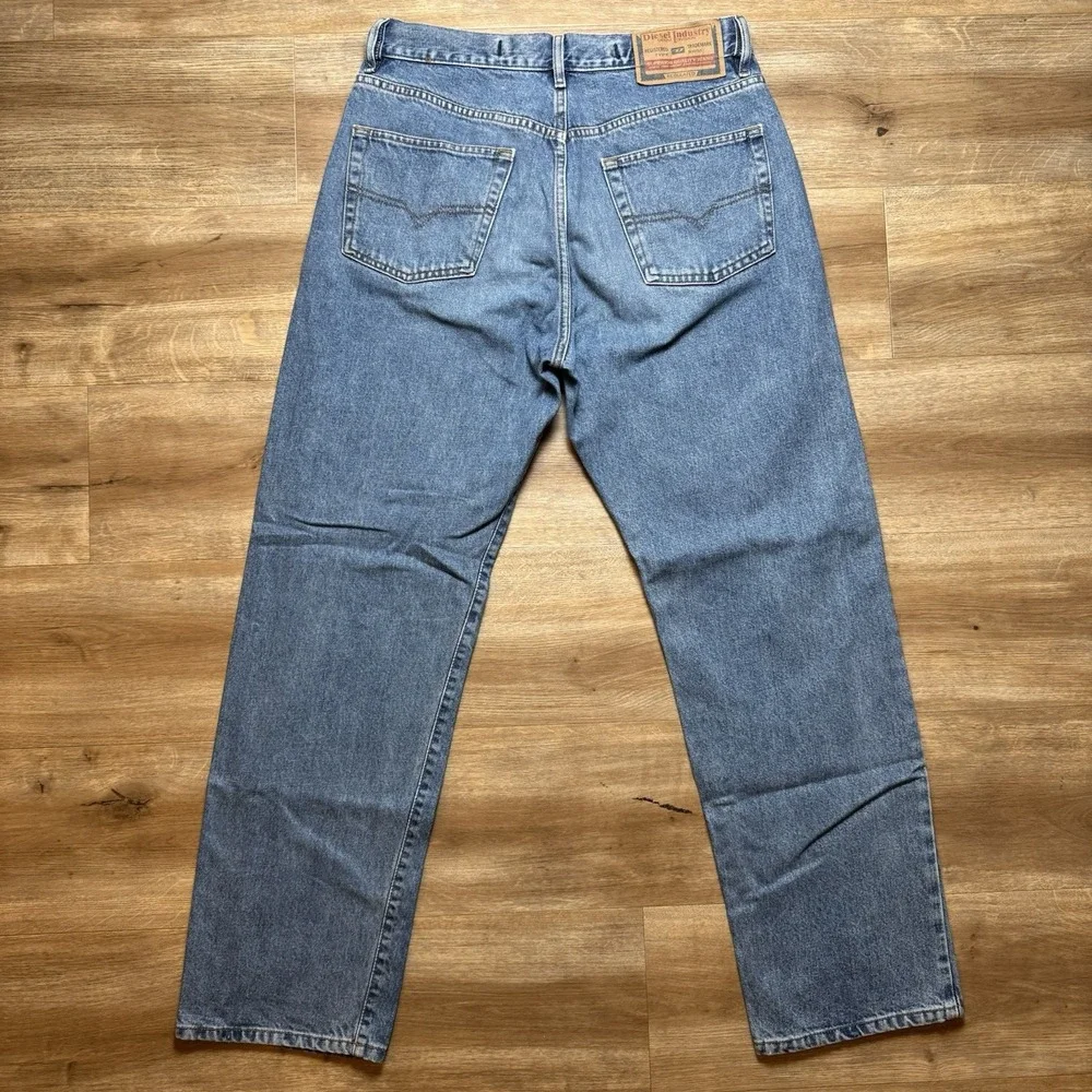 Diesel Kulter Jeans Mens 30x30 Blue Straight Leg Made in Italy Denim (Tag33)